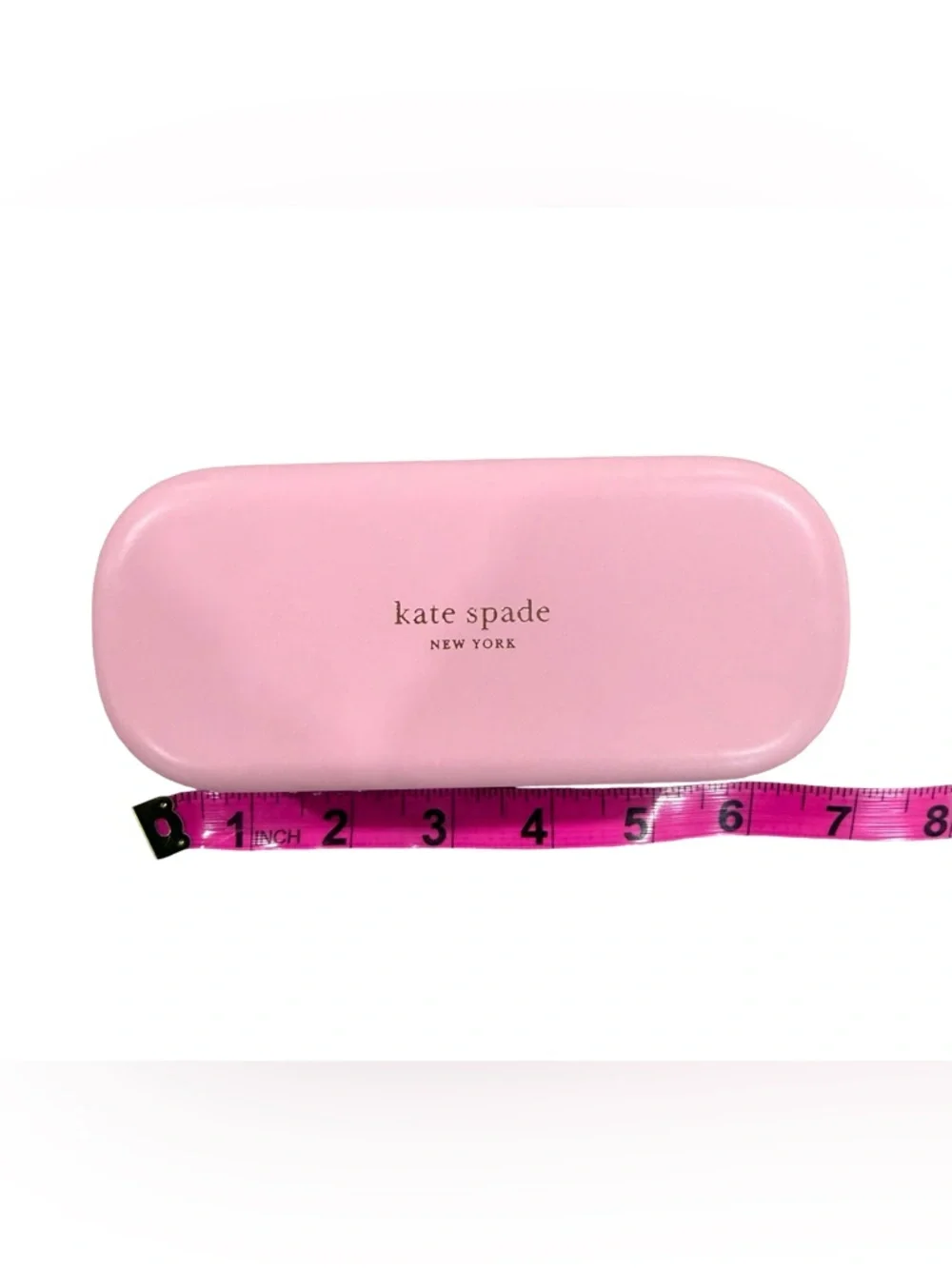 Kate Spade Pink Eyeglasses Sunglasses Hard Case & Cleaning Cloth Set